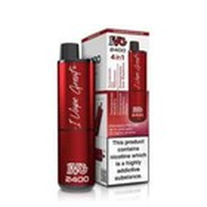 IVG 2400 Prefilled Pod Kit 4 in 1 Vape Pen 2400 Puffs E-Cig 20Mg Nic Salt 4X 2Ml