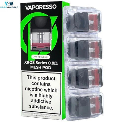 VAPORESSO XROS MINI - 3 Mini Replacement Pods 2Ml Top Fill 0.6 0.8 1.2 0.4 Ohm