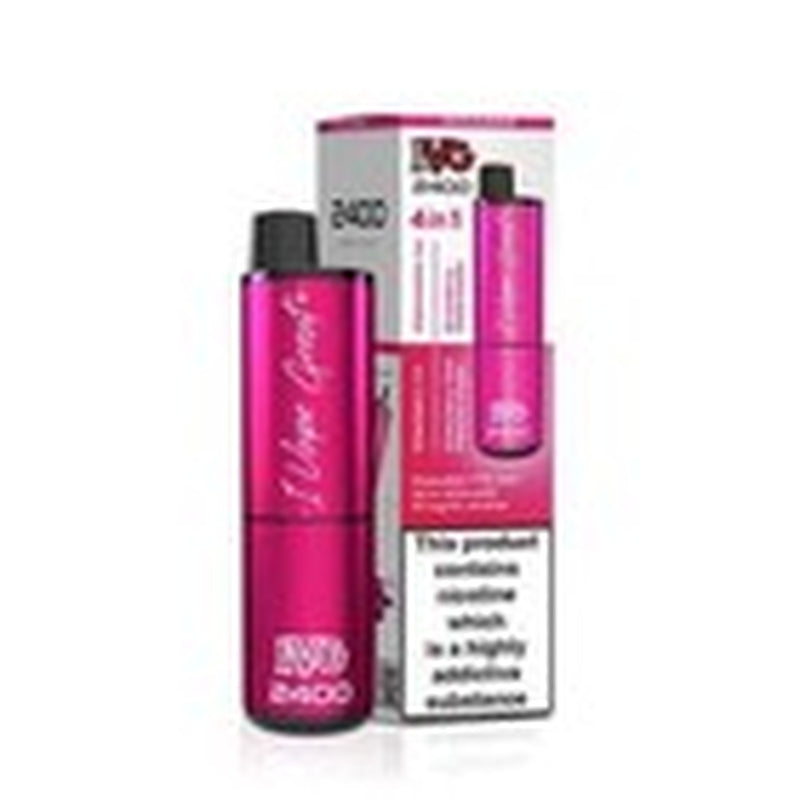 IVG 2400 Prefilled Pod Kit 4 in 1 Vape Pen 2400 Puffs E-Cig 20Mg Nic Salt 4X 2Ml