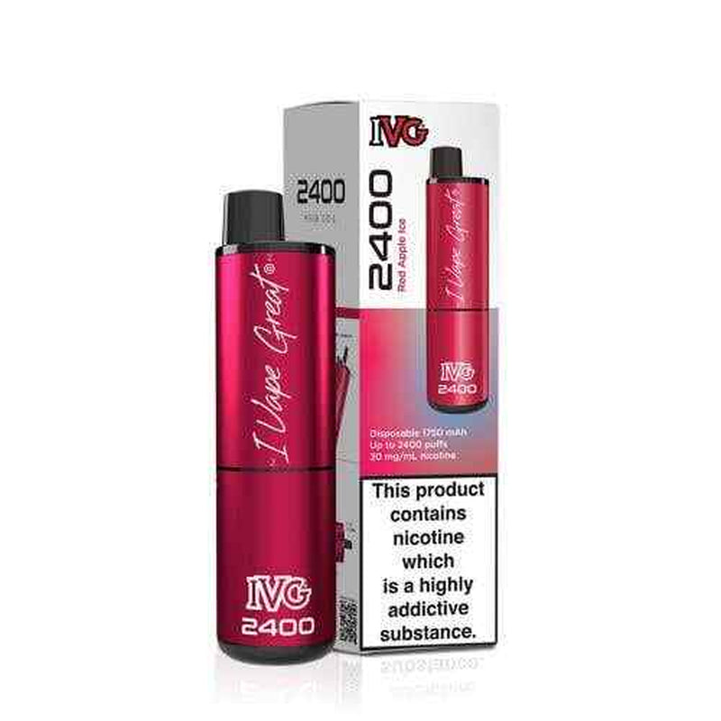 IVG 2400 Prefilled Pod Kit 4 in 1 Vape Pen 2400 Puffs E-Cig 20Mg Nic Salt 4X 2Ml