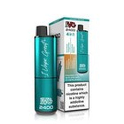 IVG 2400 Prefilled Pod Kit 4 in 1 Vape Pen 2400 Puffs E-Cig 20Mg Nic Salt 4X 2Ml