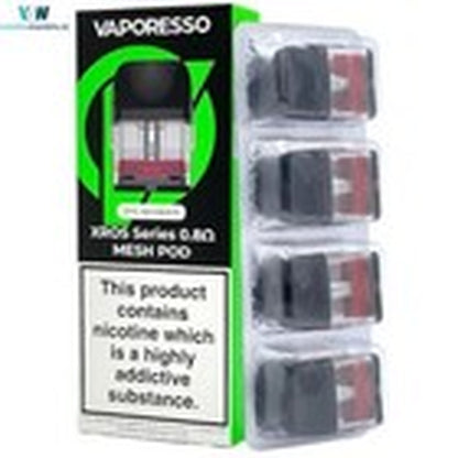 VAPORESSO XROS MINI - 3 Mini Replacement Pods 2Ml Top Fill 0.6 0.8 1.2 0.4 Ohm
