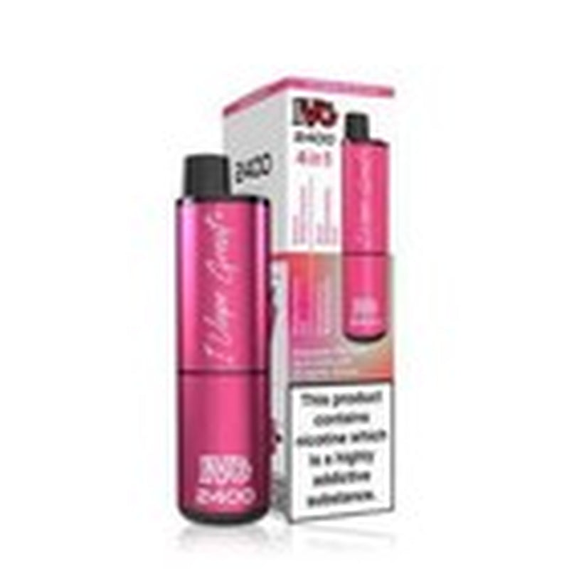 IVG 2400 Prefilled Pod Kit 4 in 1 Vape Pen 2400 Puffs E-Cig 20Mg Nic Salt 4X 2Ml