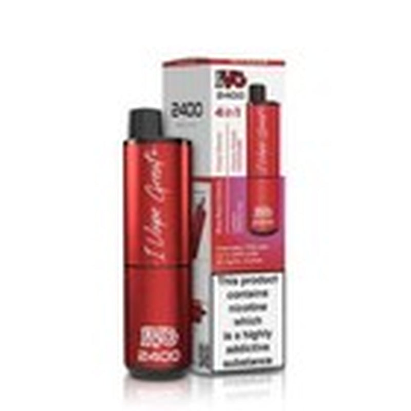 IVG 2400 Prefilled Pod Kit 4 in 1 Vape Pen 2400 Puffs E-Cig 20Mg Nic Salt 4X 2Ml