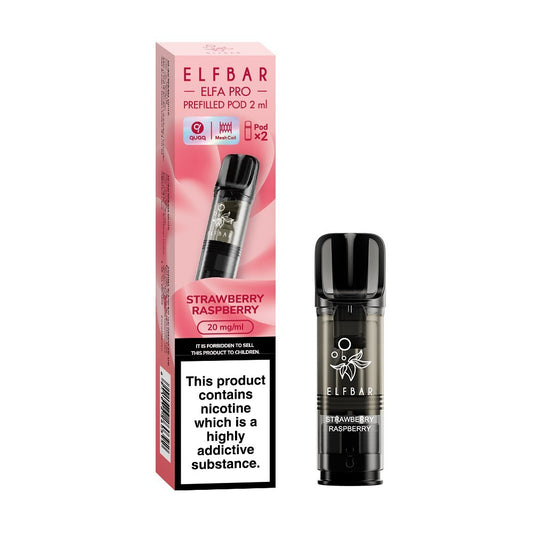 ELF BAR ELFA PRO PODS | Prefilled Replacement Pod | 2Ml 20Mg | E-Cig Pods 2 Pcs