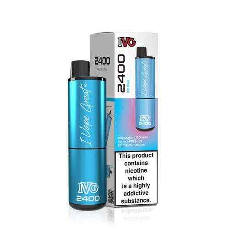 IVG 2400 Prefilled Pod Kit 4 in 1 Vape Pen 2400 Puffs E-Cig 20Mg Nic Salt 4X 2Ml