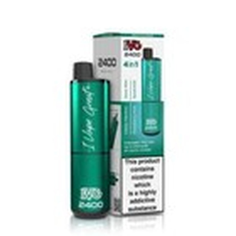 IVG 2400 Prefilled Pod Kit 4 in 1 Vape Pen 2400 Puffs E-Cig 20Mg Nic Salt 4X 2Ml