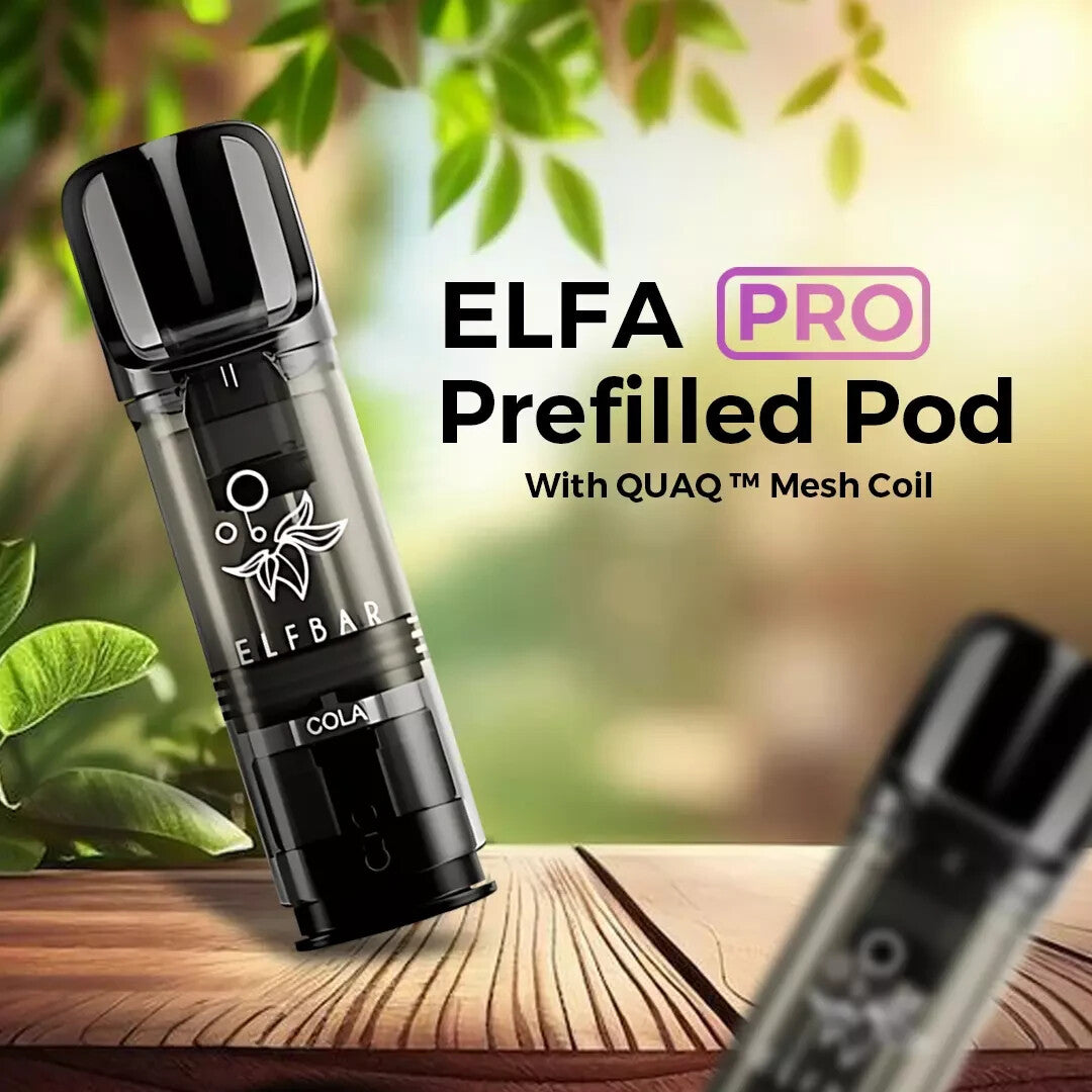 ELF BAR ELFA PRO PODS | Prefilled Replacement Pod | 2Ml 20Mg | E-Cig Pods 2 Pcs