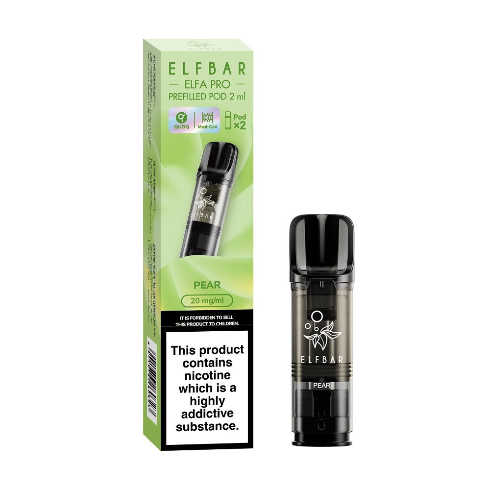 ELF BAR ELFA PRO PODS | Prefilled Replacement Pod | 2Ml 20Mg | E-Cig Pods 2 Pcs
