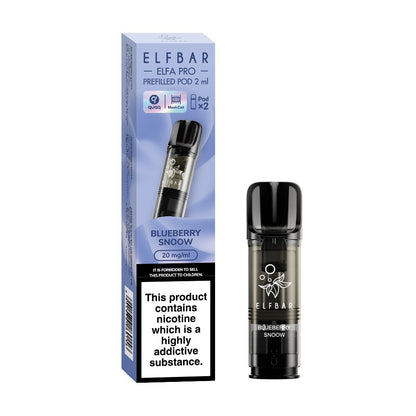 ELF BAR ELFA PRO PODS | Prefilled Replacement Pod | 2Ml 20Mg | E-Cig Pods 2 Pcs