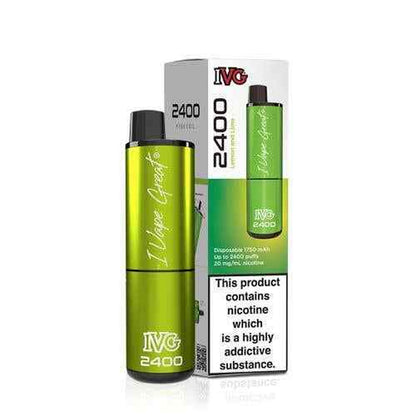 IVG 2400 Prefilled Pod Kit 4 in 1 Vape Pen 2400 Puffs E-Cig 20Mg Nic Salt 4X 2Ml