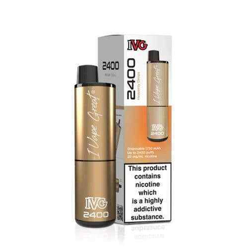 IVG 2400 Prefilled Pod Kit 4 in 1 Vape Pen 2400 Puffs E-Cig 20Mg Nic Salt 4X 2Ml