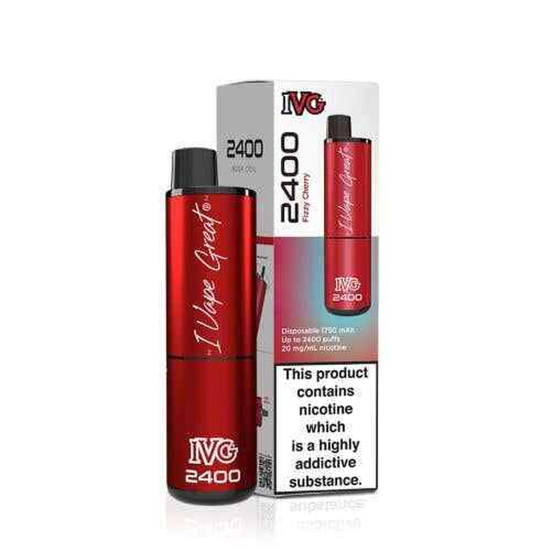 IVG 2400 Prefilled Pod Kit 4 in 1 Vape Pen 2400 Puffs E-Cig 20Mg Nic Salt 4X 2Ml