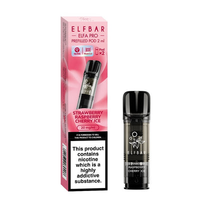 ELF BAR ELFA PRO PODS | Prefilled Replacement Pod | 2Ml 20Mg | E-Cig Pods 2 Pcs