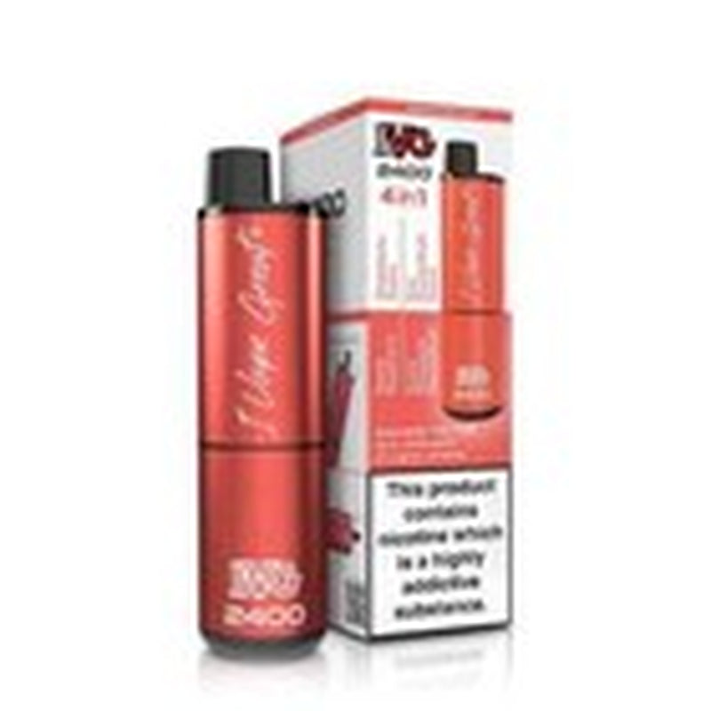 IVG 2400 Prefilled Pod Kit 4 in 1 Vape Pen 2400 Puffs E-Cig 20Mg Nic Salt 4X 2Ml