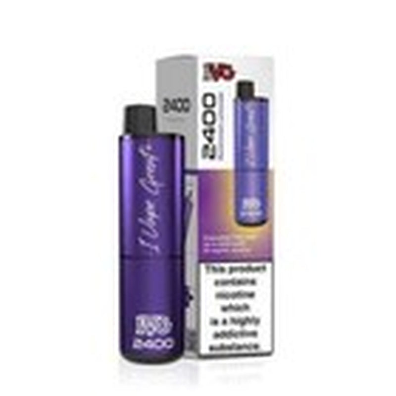 IVG 2400 Prefilled Pod Kit 4 in 1 Vape Pen 2400 Puffs E-Cig 20Mg Nic Salt 4X 2Ml